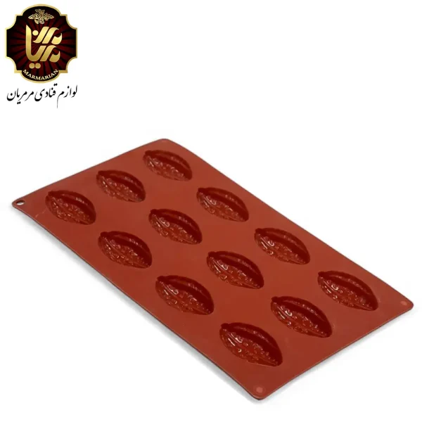 قالب سیلیکون دانه کاکائو و بادام برای تهیه دسر
