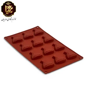 قالب سیلیکون لباس عروس یا دامن برای تهیه دسر و حلوا