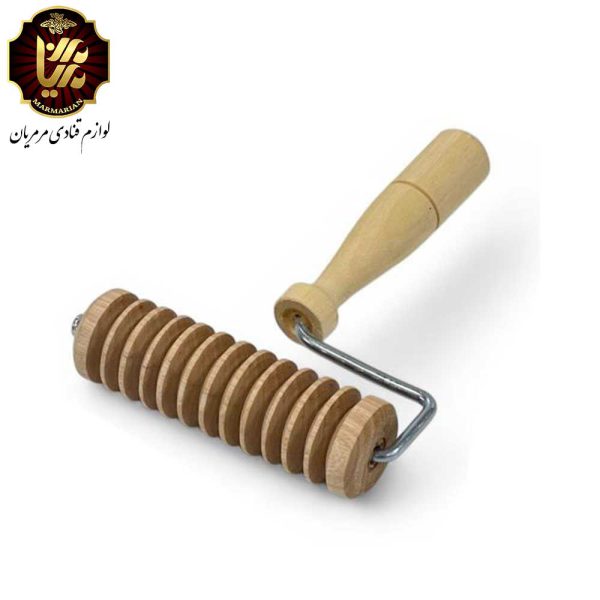 وردنه چوبی شیار دار
