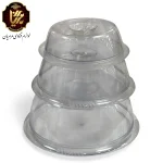 محافظ کیک خورشیدی پلاستیک فشرده شفاف و مقاوم