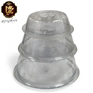 محافظ کیک خورشیدی پلاستیک فشرده شفاف و مقاوم