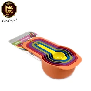 ست پیمانه و قاشق پلاستیکی مخصوص قنادی