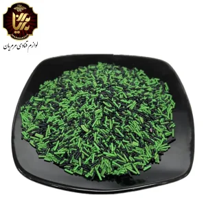 ترافل رشته ای سبز و مشکی