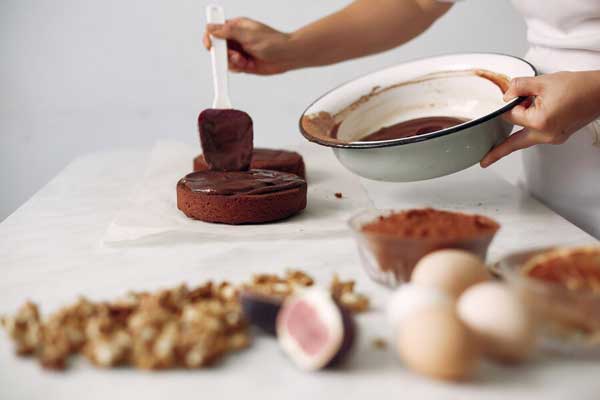 مواد مورد نیاز پخت کیک براونی