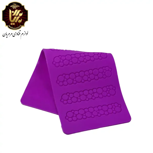 مت سلیکون گارنیش طرح حباب