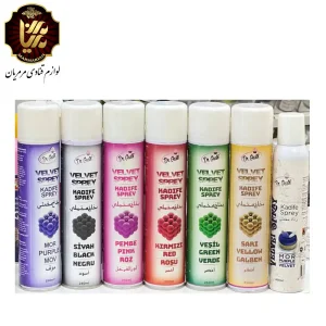 اسپری مخملی گستو در رنگ های مختلف