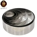 رینگ ثابت دایره ارتفاع ۳ در سایز های مختلف