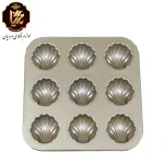 قالب مادلن گرد 9 خانه