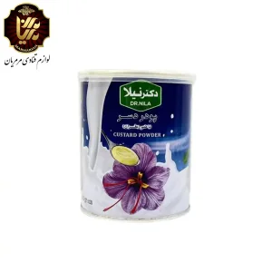پودر کاسترد زعفرانی دکتر نیلا