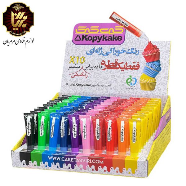 رنگ های 15 گرمی کپی کیک