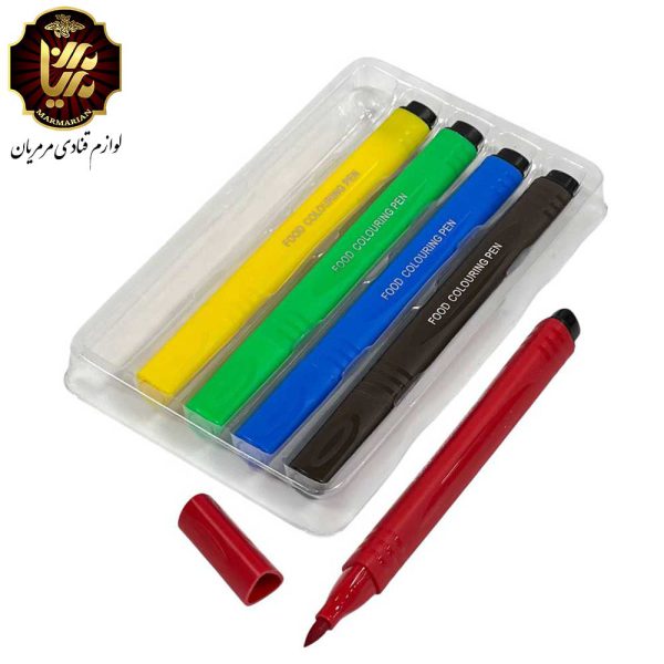 ست ماژیک رنگی خوراکی 5 عددی