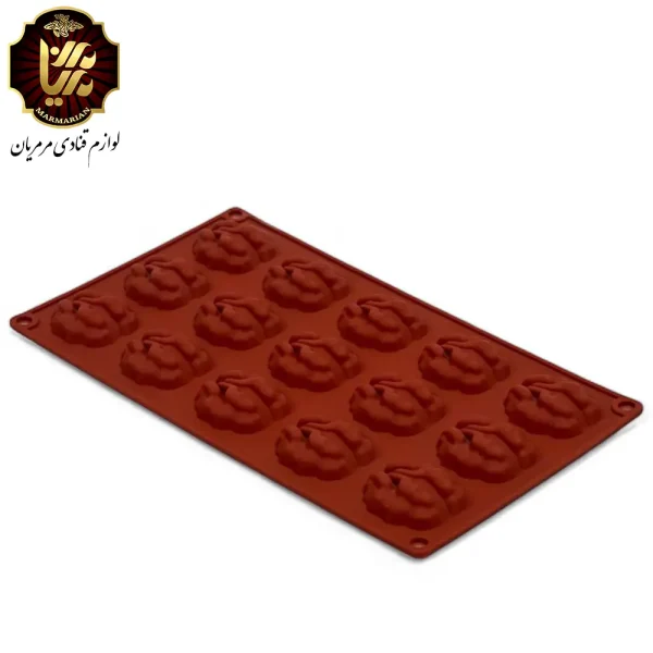 قالب سیلیکون طرح گردو برای تهیه حلوا