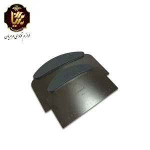 کاردک استیل دسته دار مدرج در ۲ سایز