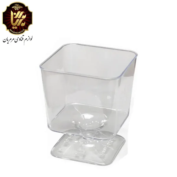 جام دسری مدل مربع مخصوص ژله