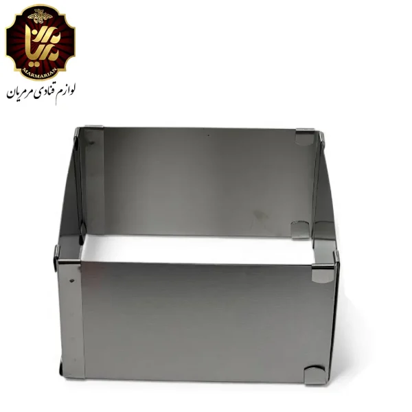 رینگ مربع استیل برای تهیه کیک و دسر