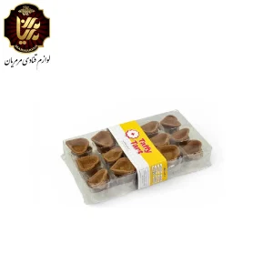 نان تارت کاکائویی مناسب حلوا طرح قلب