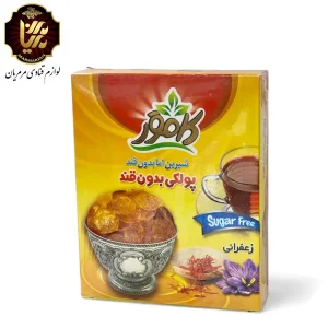 پولکی بدون قند طعم زعفرانی کامو