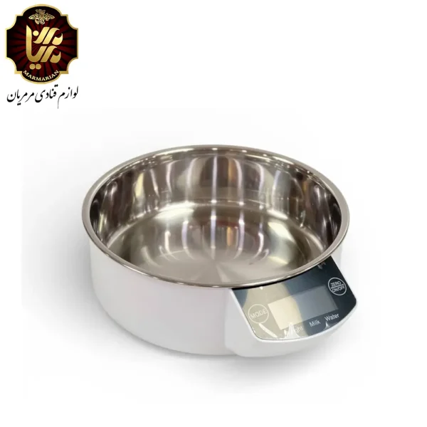 ترازو مخصوص آشپزخانه جنس پلاستیکی کاسه استیل