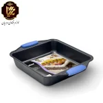 قالب تفلون مربع دسته سیلیکون مناسب پخت کیک