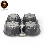 قالب چدنی طرح برف ۴ تایی