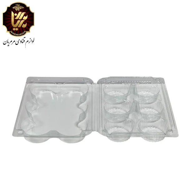 باکس طلقی مخصوص حمل کاپ کیک
