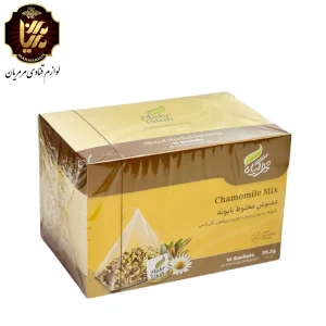 دمنوش گیاهی ترکیبی بابونه برند مهر گیاه