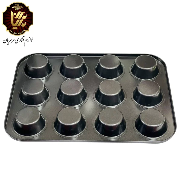 قالب مافین مخصوص پخت کاپ کیک 12 خانه