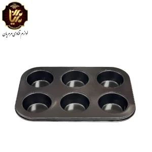 قالب مافین مخصوص پخت کاپ کیک 6 خانه