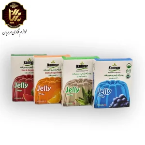 پودر ژله رژیمی کامور حاوی استویا